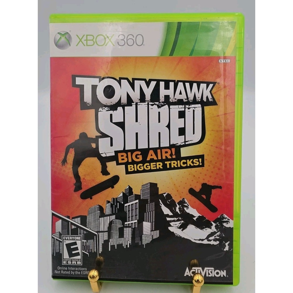 Tony Hawk Shred Microsoft Xbox 360 2010 Activision Video Game with Manual